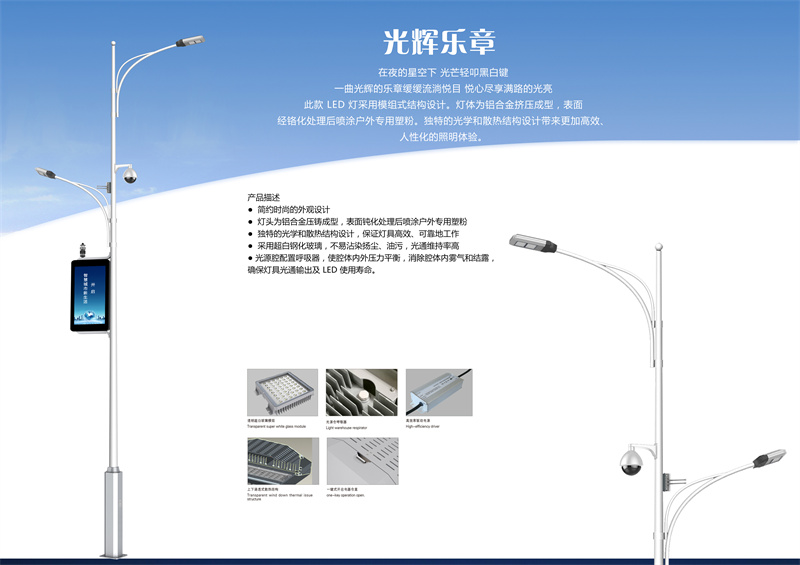 智慧路灯合杆