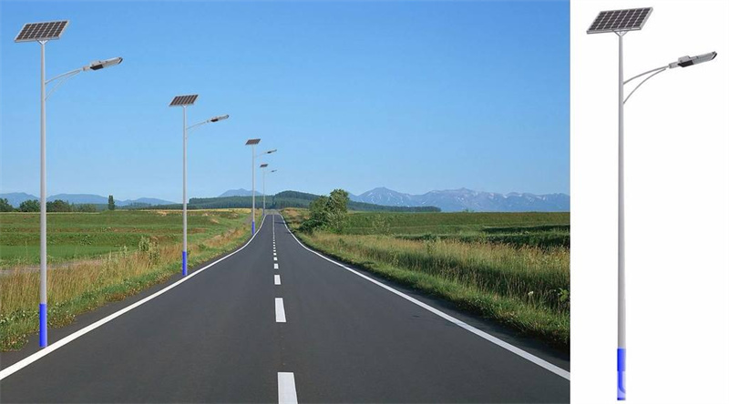 太阳能路灯杆
